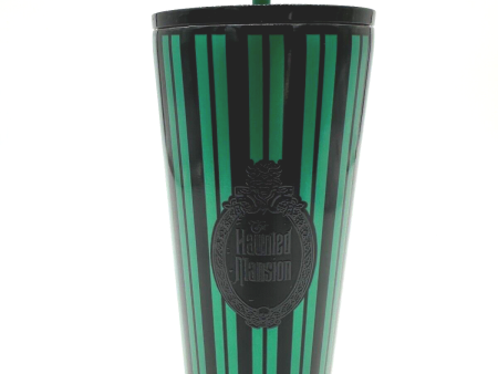 Disney Parks Starbucks Haunted Mansion Tumbler and Straw Stainless Steel Venti Sale