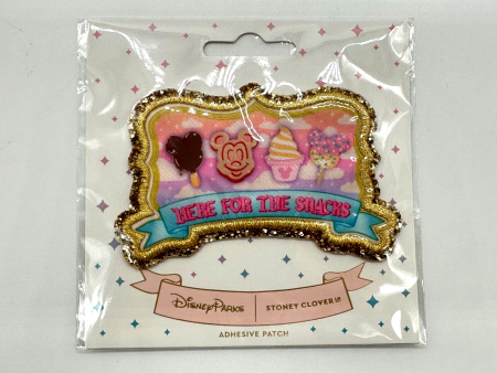 Disney Parks Stoney Clover Lane Here For The Snacks Mickey Mouse Patch NWT 2024 Sale