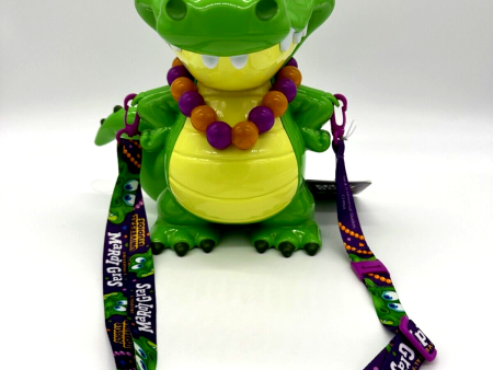 Universal Studios Mardi Gras Parade King Gator Popcorn Bucket Light Up 2024 For Sale