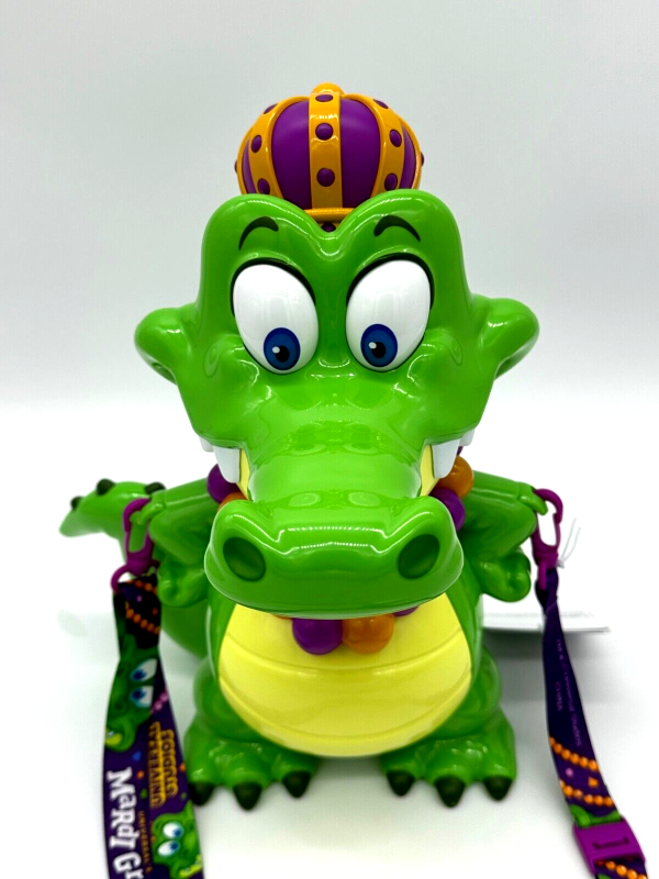 Universal Studios Mardi Gras Parade King Gator Popcorn Bucket Light Up 2024 For Sale