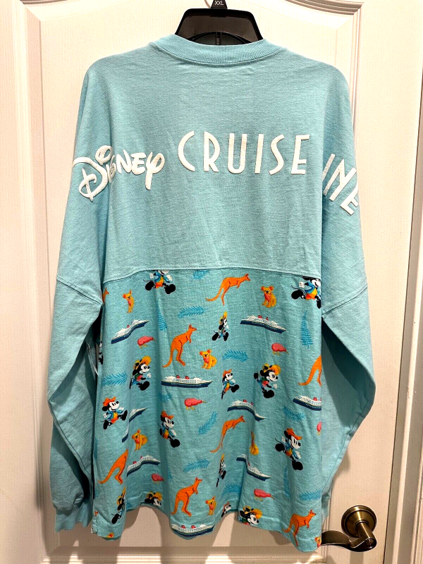 Disney Cruise Line DCL Australia Spirit Jersey Kangaroo Koala XXL 2XL Blue NWT Fashion