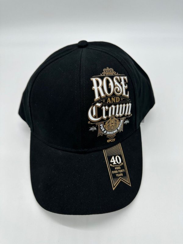 Disney Rose and Crown Pub Epcot Baseball Cap Hat 40 years United Kingdom 2023 on Sale