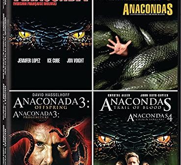 ANACONDA: 4 MOVIE COLLECTION DVD (ANACONDA   ANACONDA 3: OFFSPRING   ANACONDAS: THE HUNT FOR THE BLOOD ORCHID   ANACONDAS: TRAIL OF BLOOD) (BILINGUAL) For Cheap