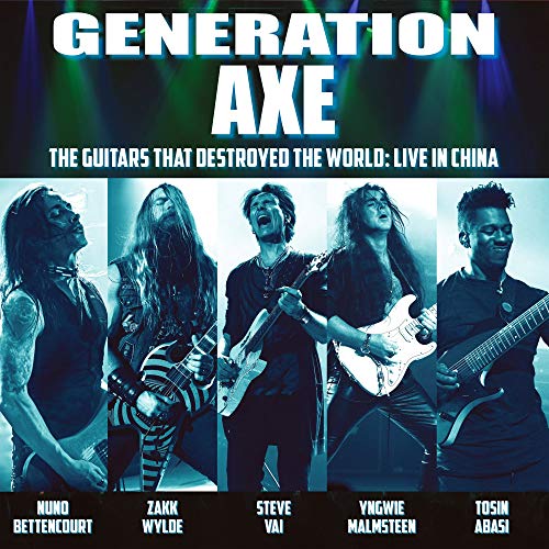 VAI   WYLDE   MALMSTEEN   BETTENCOURT   ABASI - GENERATION AXE: GUITARS THAT DESTROYED THAT WORLD ? LIVE IN CHINA (VINYL) For Discount