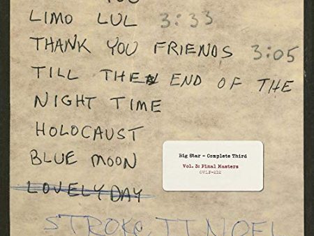 BIG STAR - COMPLETE THIRD: VOL. 3: FINAL MASTERS (VINYL) Cheap