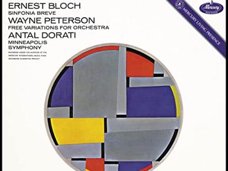 BLOCH   PETERSON   DORATI   MINNEAPOLIS SYMPHONY - BLOCH: SINFONIA BREVE   WAYNE PETERSON: FREE VARIATIONS FOR ORCHESTRA (VINYL) Fashion