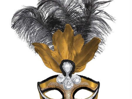 Adult Temptation Feather Mask For Cheap