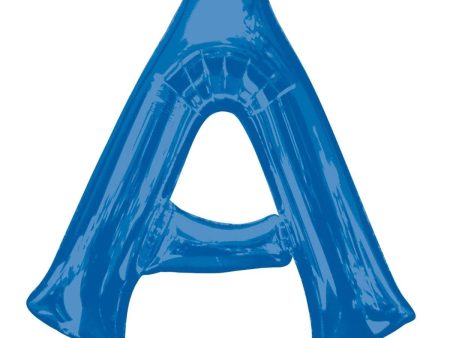 Blue Letter SuperShape Foil Balloons Online Sale