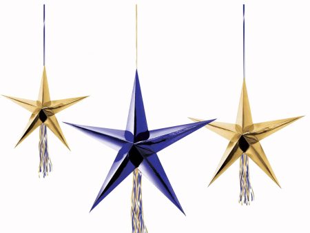 Midnight NYE 3D Star Hanging Decoration Fashion