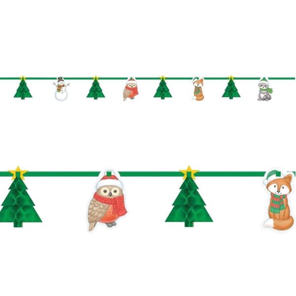 Winter Friends Honeycomb Garland Online Sale