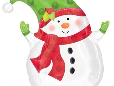 Winter Snowman Foil Balloon For Sale