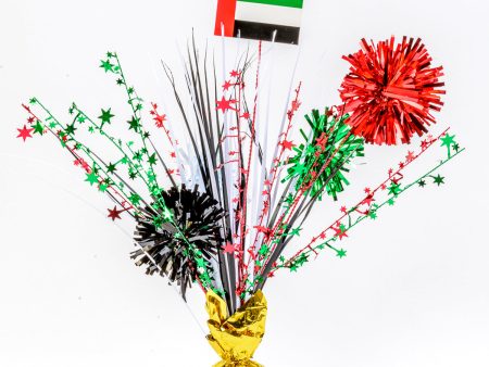 UAE Tinsel Burst Centerpiece Foil 18inch Fashion